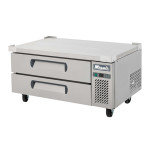 Migali C-CB48-HC 48in Wide, (2) Drawer Refrigerated Chef Base, 9.4 Cu.Ft, 15(1/6) Pans, Casters, 1/6hp, 115v, ETL Listed