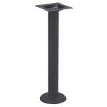 TB-BD BOLD DOWN CAST IRON SINGLE TABLE STAND, 28" H, BLACK COLOR
