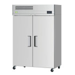 RefrigerationX XF47-2-N 52 inch Wide, (2) Solid Door(s) Top Mount Reach-In Upright Freezers, 42.27 Cu.ft, (6) Shelve(s), 2/3hp, 115v/60/1-ph, ETL Listed