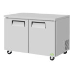 RefrigerationX XUF-48-N 48-1/4 inch Wide (2) Door(s) Undercounter Freezer, 13.24 Cu.ft, (2) Shelve(s), 2/5hp, Casters, 115v, ETL Listed