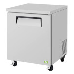 RefrigerationX XUR-28-N6 27-1/2 inch Wide (1) Door(s) Undercounter Refrigerator, 7.11 Cu.ft, (1) Shelve(s), 1/8hp, Casters, 115v, ETL Listed