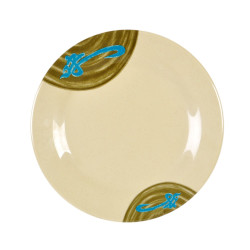 Thunder Group 1014J Wei Melamine Round Platter, 14-1/8”Diameter, Dishwasher Safe, NSF Listed, 1dz