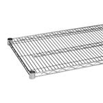 THUNDER GROUP CMSV1472 14" X 72" CHROME PLATED WIRE SHELVES WITH 4 PLASTIC CLIPS, PACK OF 2