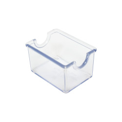 Thunder Group PLSP032CL Clear Plastic Sugar Packet Holder, 3-1/2 x 2-1/2 x 2 in, 1dz