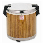 THUNDER GROUP SEJ21000 RICE WARMER, 100 CUP(S) COOKED RICE, WOOD GRAIN, 120 V, NSF