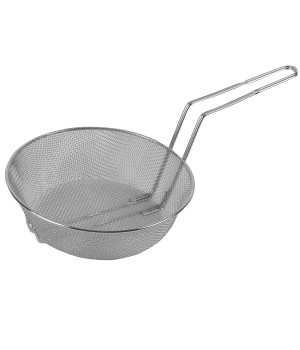 Thunder Group SLCB010F10 inch Nickel-Plated Fine Mesh Round Culinary Basket, 1 each