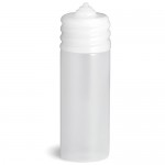 Tablecraft N20C 20 fl oz Widemouth™ Clear Polyethylene Saferfood Solutions™ Squeeze Bottle, 12 each