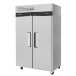 Turbo Air M3F47-2-N 51-3/4 inch wide (2) Solid Door(s) Top Mount Reach-In Upright Freezer, 42.1 Cu.ft, 2/3hp, 115/60/1, ETL Listed