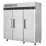 Turbo Air M3F72-3-N 77-3/4 inch wide (3) Solid Door(s) Top Mount Reach-In Upright Freezer, 65.8 Cu.ft, 3/4hp, 115/60/1, ETL Listed