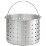 Winco ALSB-32 Stock Pot Steamer Basket, 32 qt, Aluminum, 12" x 10", NSF