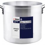 WINCO AXS-40 40 QT ALUMINUM STOCK POT, HEAVY WEIGHT, 3/16”(4.0MM) THICKNESS, 14” x 15”, NSF LISTED