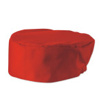 Winco CHPB-3RX Ventilated Pillbox Hat, Red Color, X-Large Size, 1 each