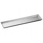 WINCO DDSI-101S 14-1/4” L STAINLESS STEEL SERVING TRAY, 3-1/2" W