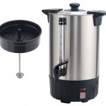 Winco ECU-100A 100-Cup Electric Stainless Steel Coffee Urn, 120v, 1500w, 12.5 amp, ETL Listed, 1 each