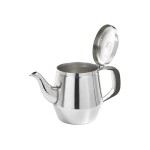 Winco JB2920 20 oz Stainless Steel Gooseneck Teapot, 1 each
