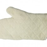 WINCO OMT-13 13” L TERRY CLOTH SILICONE LINING OVEN MITTS,