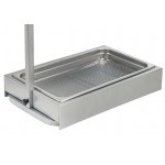 WINCO PGW-810 8” x 10” CHROME PLATED PAN GRATE, FITS HALF SIZE STEAM TABLE PAN