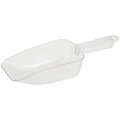 Winco PS-10 10 oz Clear Polycarbonate Scoop, NSF Listed, 1 each
