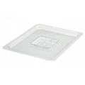 Winco SP7200S Clear Polycarbonate Solid Cover Fits on Half-Size Food Pan, NSF Listed, 1 each