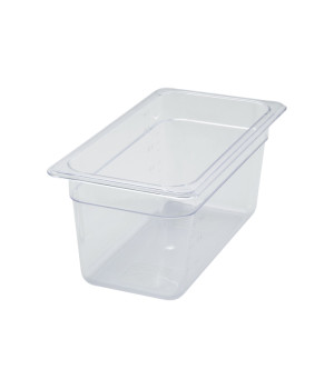Winco SP7306 Third-Size Clear Polycarbonate Food Pan, 5-1/2 inch Deep, NSF Listed, 1 each