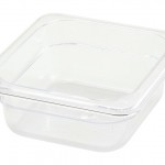WINCO SP7602 SIXTH SIZE FOOD PAN, CLEAR POLYCARBONATE, 2.5" DEEP, NSF