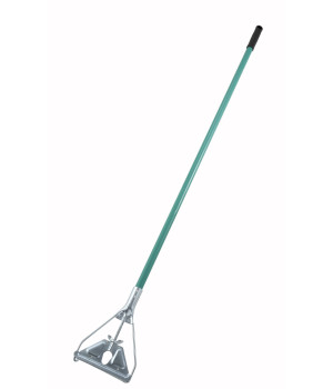 Winco MOPH-7M 57 inch Metal Quick-Change Release Mop Handle, 6 each