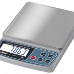 WINCO  SCAL-D22 DIGITAL PORTION CONTROL SCALE, 22 LB, STAINLESS STEEL, 3 AAA BATTERY INCLUDED