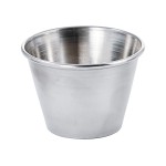 WINCO SCP-25 2.5 OZ STAINLESS STEEL SAUCE CUP, 1 DZ