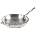Winco SSFP-12 12 inch Stainless Steel Fry Pan with Handle, NSF Listed, 1 each