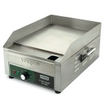 Waring WGR140X 14 inch Wide Electric Countertop Griddle, 120v, 1800w, NSF Listed