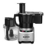 WARING WFP16SCD 4 QT COMBINATION BOWL CUTTER & MIXER CONTINUOUS-FEED FOOD PROCESSOR, 2 HP, 120 V, 15" x 21-3/4" x 21-5", ETL LISTED